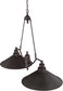 40"W Bridgeview 2-Light Pendant Mission Dust Bronze