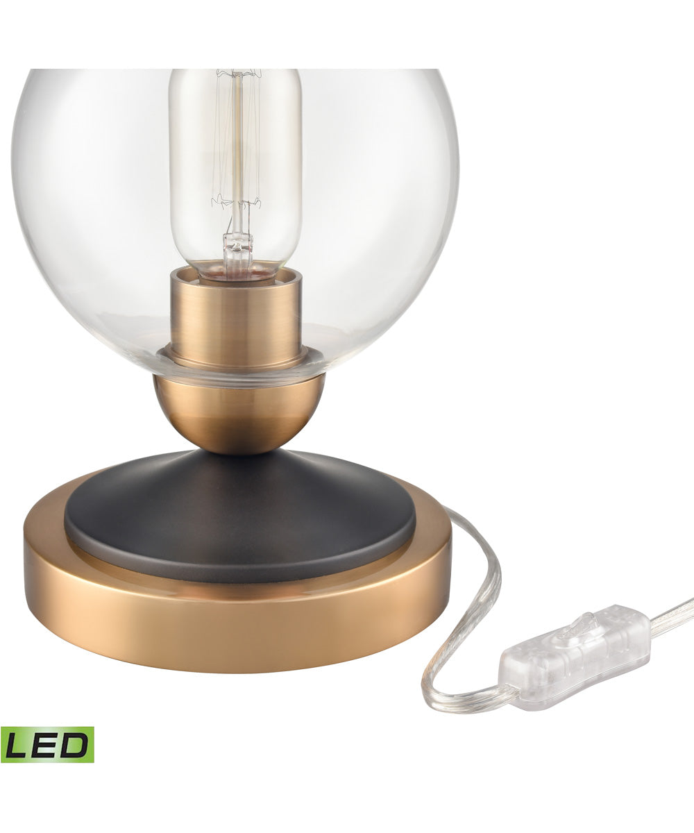 Boudreaux 29'' High 1-Light Table Lamp - Aged Brass - Includes LED Bulb