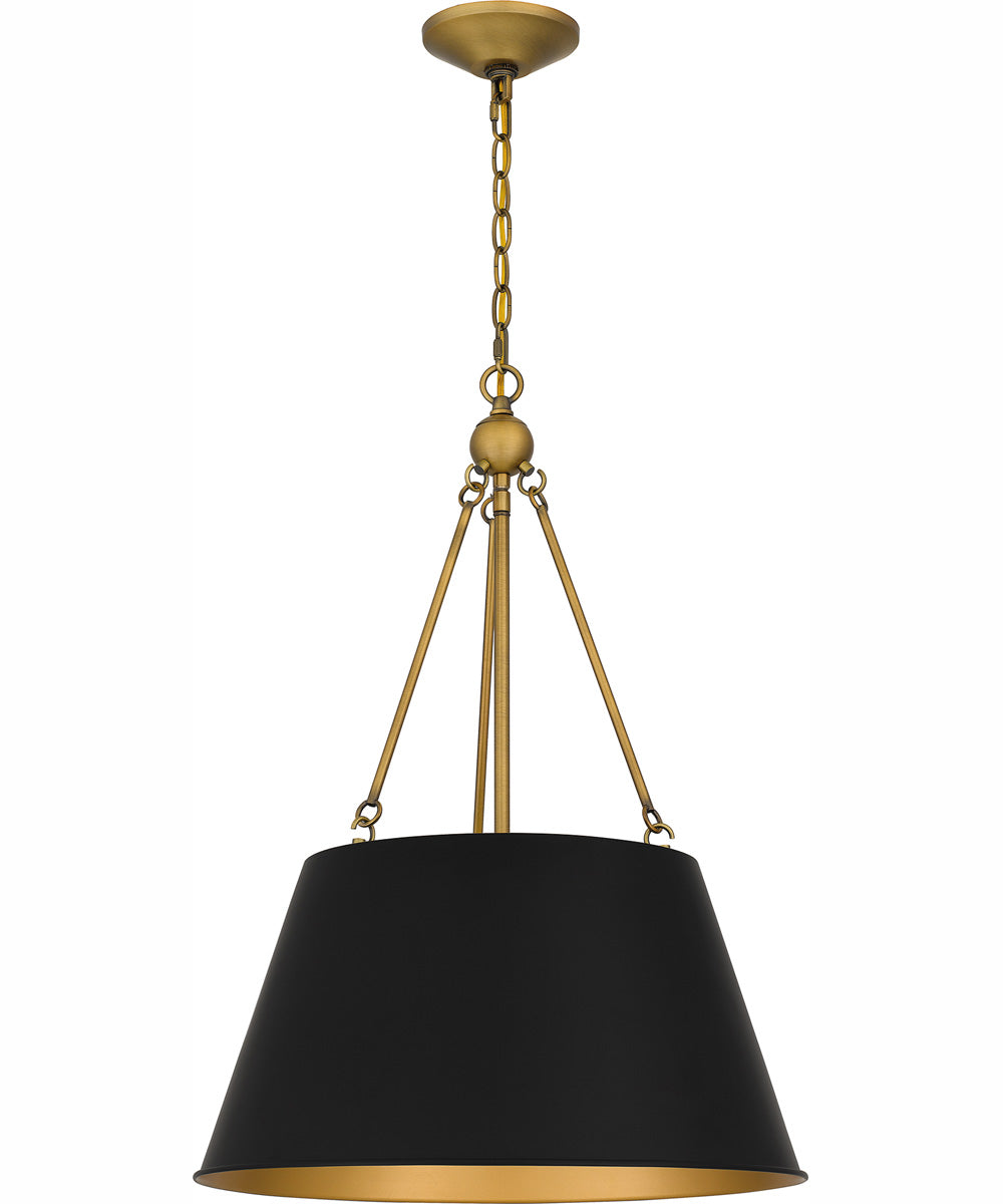 Quoizel Pendant Large 4-light Pendant Matte Black