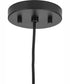 Cofield 1-Light Transitional Pendant Matte Black
