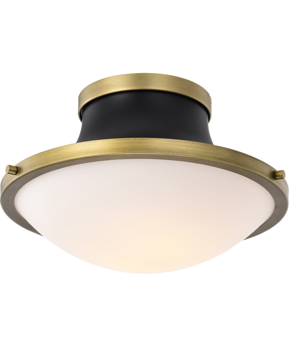Lafayette 1-Light Close-to-Ceiling Matte Black