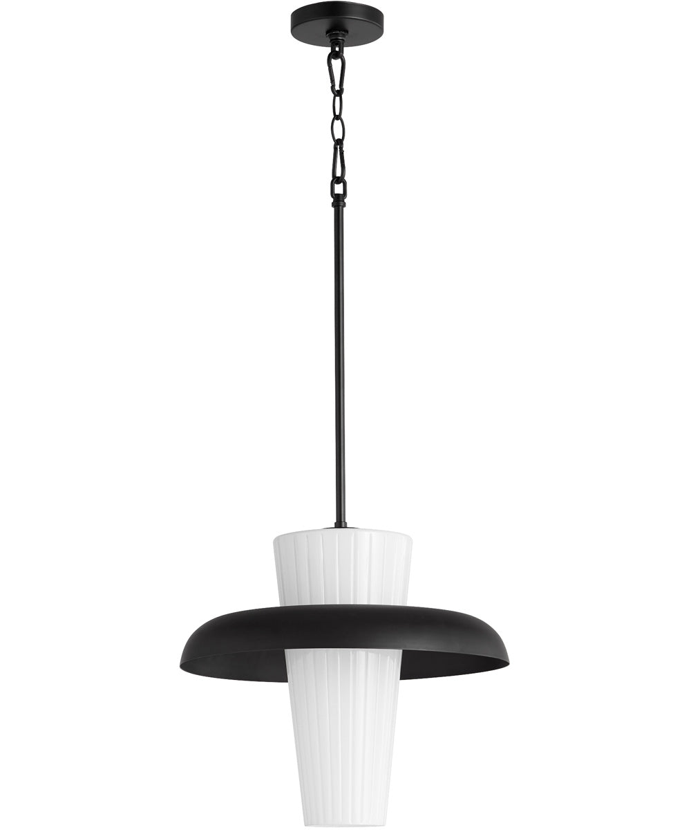 1-light Pendant Matte Black