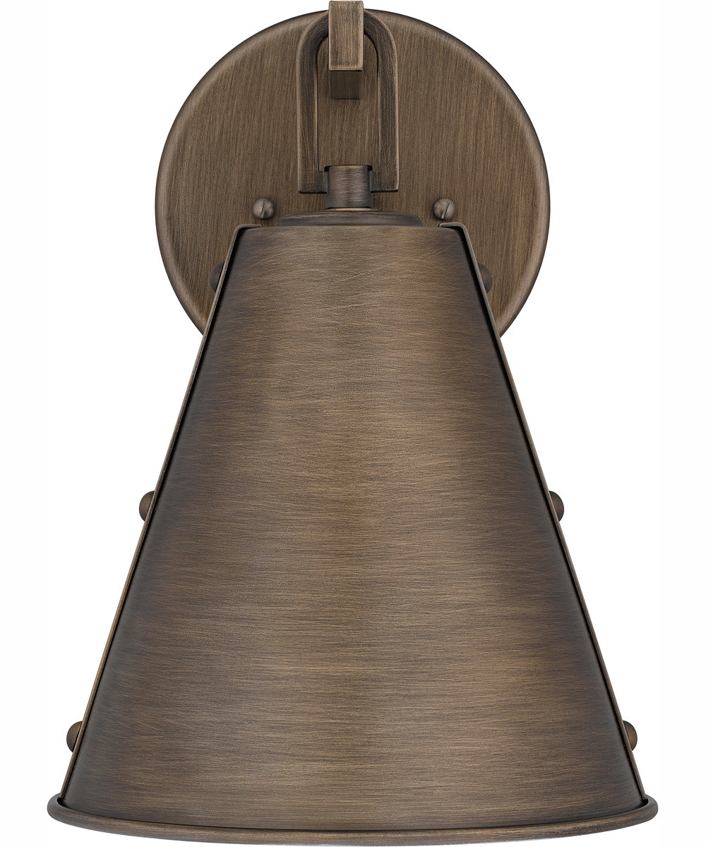 Hyde Medium 1-light Outdoor Wall Light  Coastal Armour Aluminum Burnished Bronze