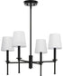 Elara 4-Light New Traditional  Chandelier Light Matte Black