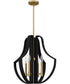 Quoizel Pendant 4-light Pendant Matte Black