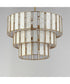 Miramar 7-Light Chandelier Capiz / Natural Aged Brass