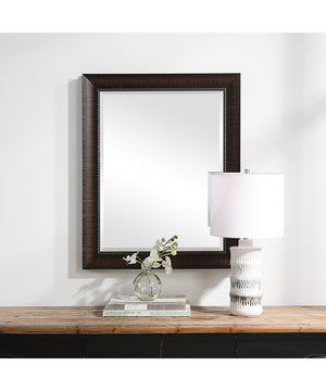 Wythe Burnished Wood Mirror