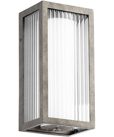 6"W Maestro 3-light LED Wall Mount Light Fixture Weathered Zinc