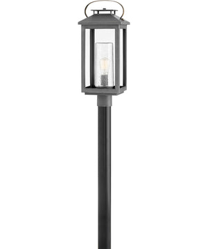 Atwater Coastal Elements  1-Light Medium Outdoor Post Top or Pier Mount Lantern in Ash Bronze