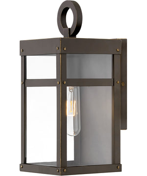 Porter 1-Light LED Extra Small Outdoor Wall Mount Lantern in Oil Rubbed Bronze