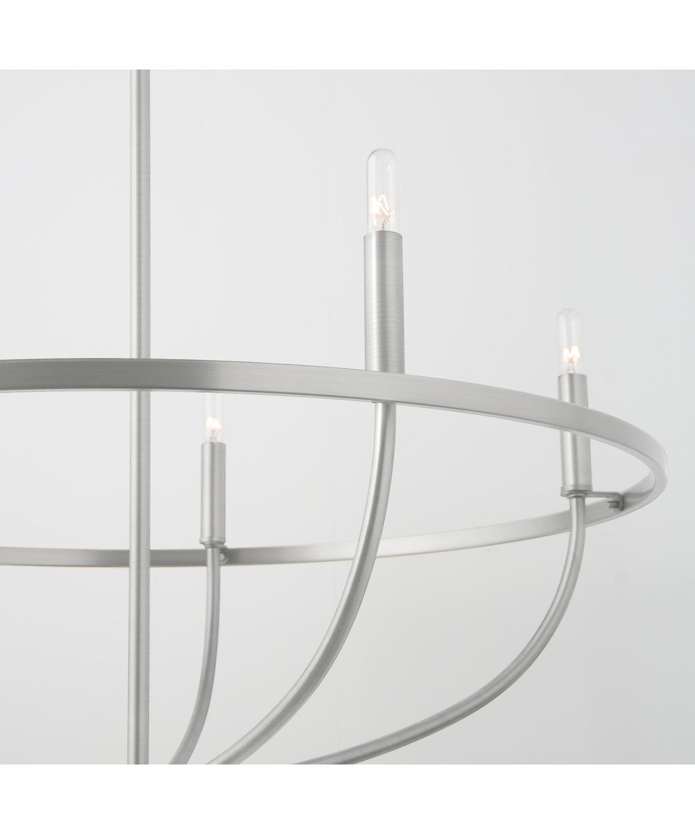 Greyson 5-Light Chandelier Brushed Nickel