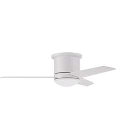 44" Cole II 1-Light Ceiling Fan White