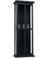 Mansell 3-Light Outdoor Wall Mount Rain or Shine - Black with Clear Glass