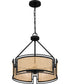 Priya Large 3-light Pendant Matte Black