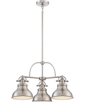 Emery 3-light Chandelier Brushed Nickel