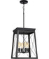 Briarwood 4-Light Farmhouse  Chandelier Foyer Light Textured Black