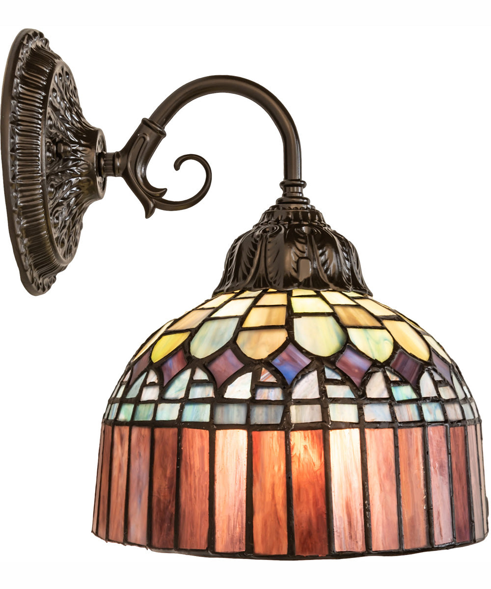 8" Wide Tiffany Candice Wall Sconce