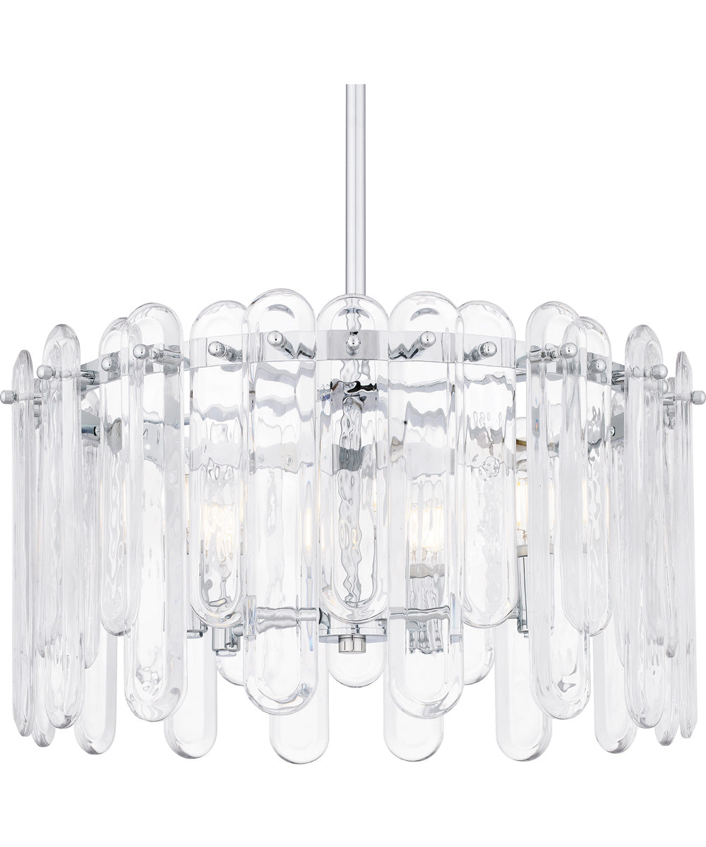 Stiles Large 5-light Pendant Polished Chrome