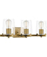 Perry Large 3-light Bath Light Weathered Brass