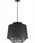 Phoenix 18.5 inch LED Pendant Black / Gold