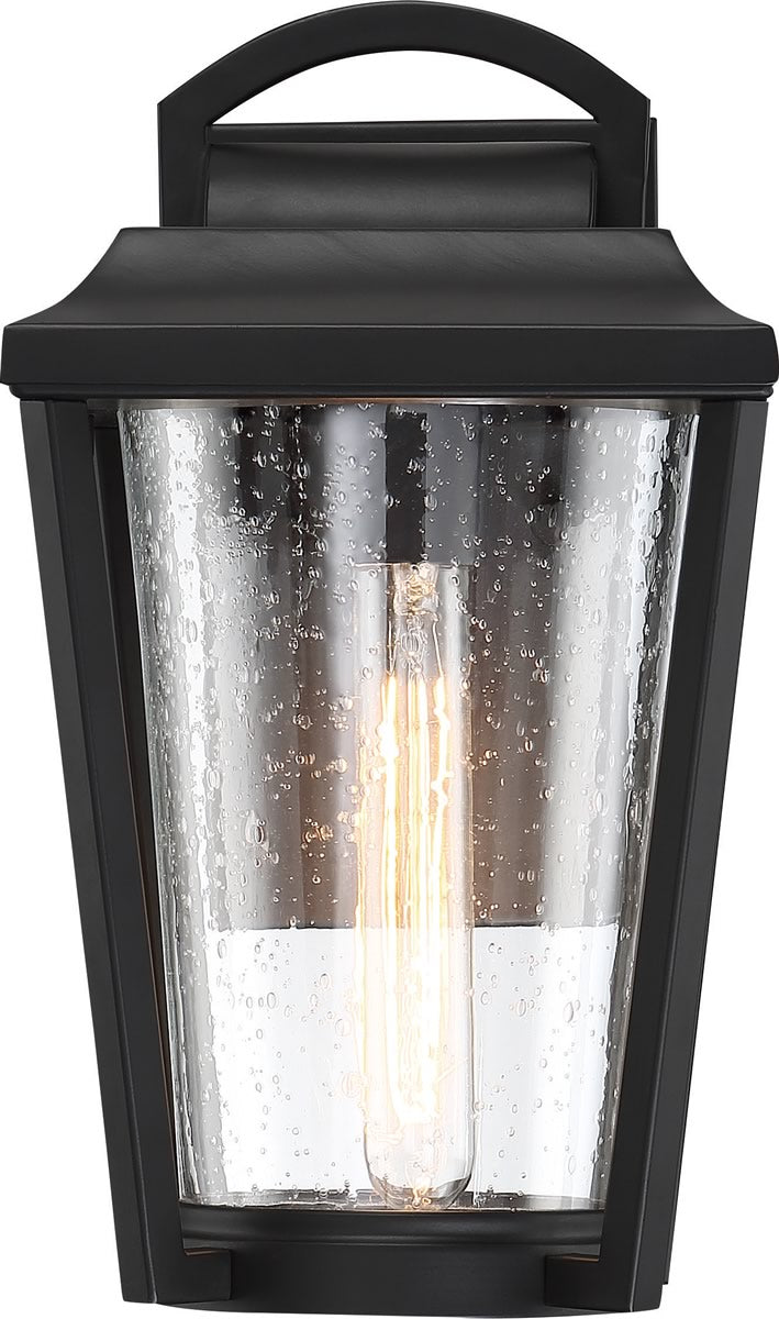 16"H Lakeview 1-Light Outdoor Aged Bronze / Clear