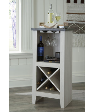 Turnley Wine Cabinet Antique White