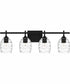 Lucy Extra Large 4-light Bath Light Matte Black