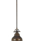 Emery Small 1-light Mini Pendant Palladian Bronze