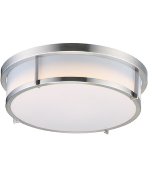 Rogue 13'' 2-Light Flush Mount E26 Satin Nickel