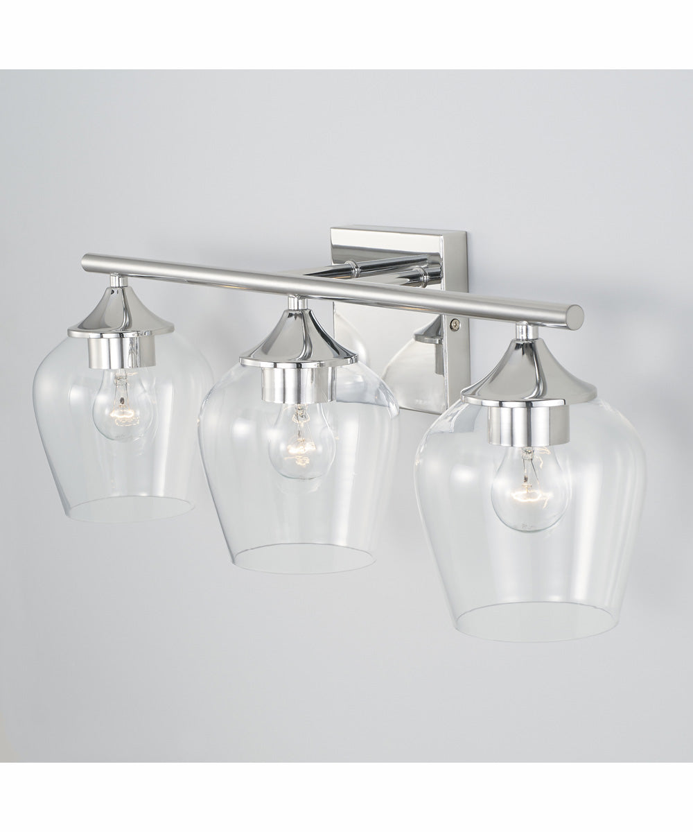 Reece 3-Light Vanity Chrome