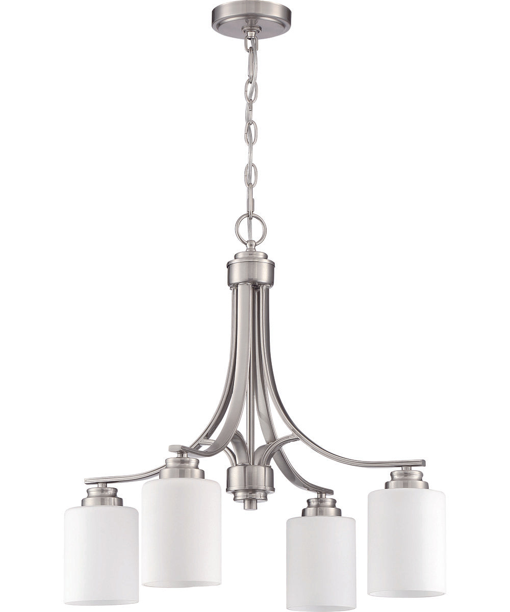 Bolden 4-Light Chandelier Brushed Polished Nickel