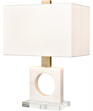 Acres Court 21.75'' High 1-Light Table Lamp - White