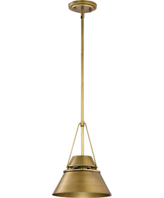 Adina 1-Light Pendant Natural Brass