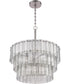 Museo 9-Light Pendant Brushed Polished Nickel
