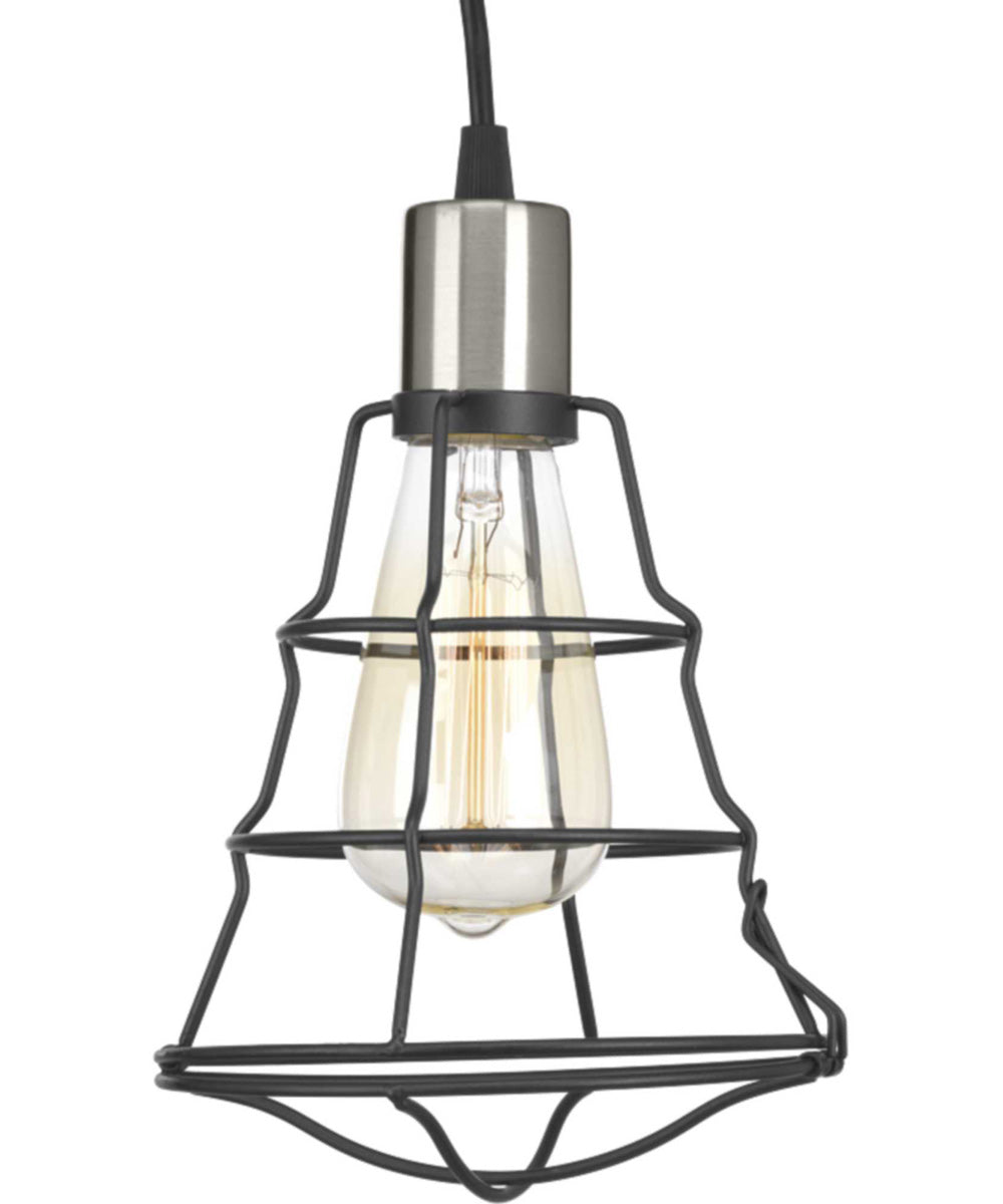 Gauge 1-Light Farmhouse Pendant Light Graphite