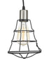 Gauge 1-Light Farmhouse Pendant Light Graphite