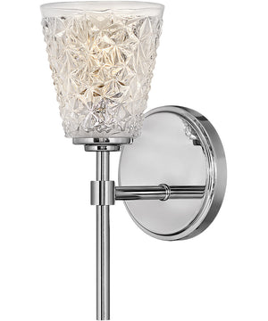 Amabelle 1-Light Single Light Vanity in Chrome