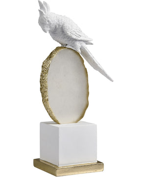 Cockatiel Sculpture - Small White