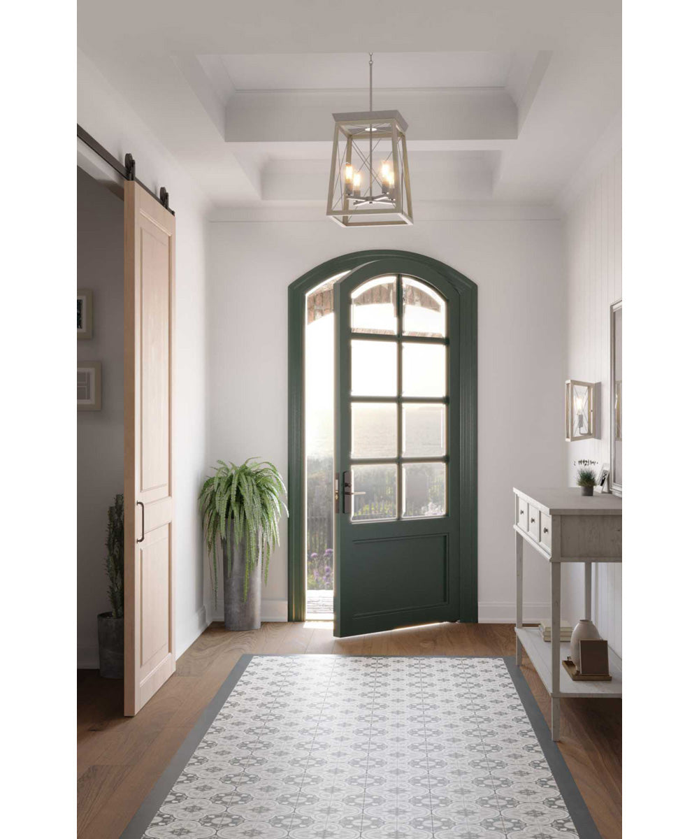 Briarwood 4-Light Farmhouse  Chandelier Foyer Light Galvanized