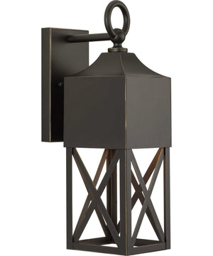 Birkdale 1-Light Modern Farmhouse  Outdoor Wall Lantern Antique Bronze