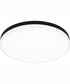 Weldin Large Flush Mount Matte Black White