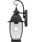 Bain Small 1-light Outdoor Wall Light Mystic Black
