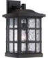 Stonington Extra Large 1-light Outdoor Wall Light  Coastal Armour Mystic Black