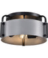 Altos 3-Light Close-to-Ceiling Matte Gray