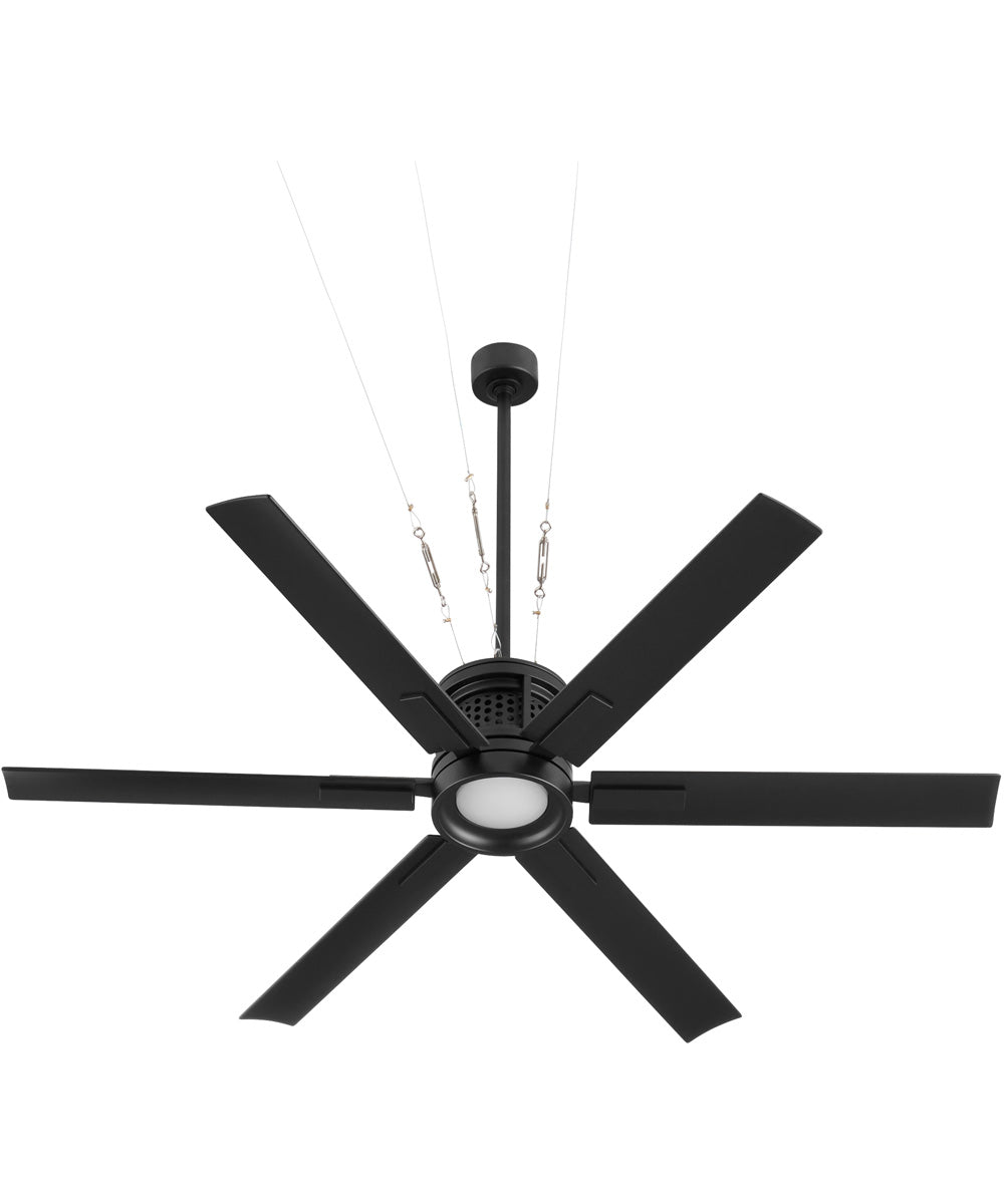 65" Zeus Patio Ceiling Fan Matte Black