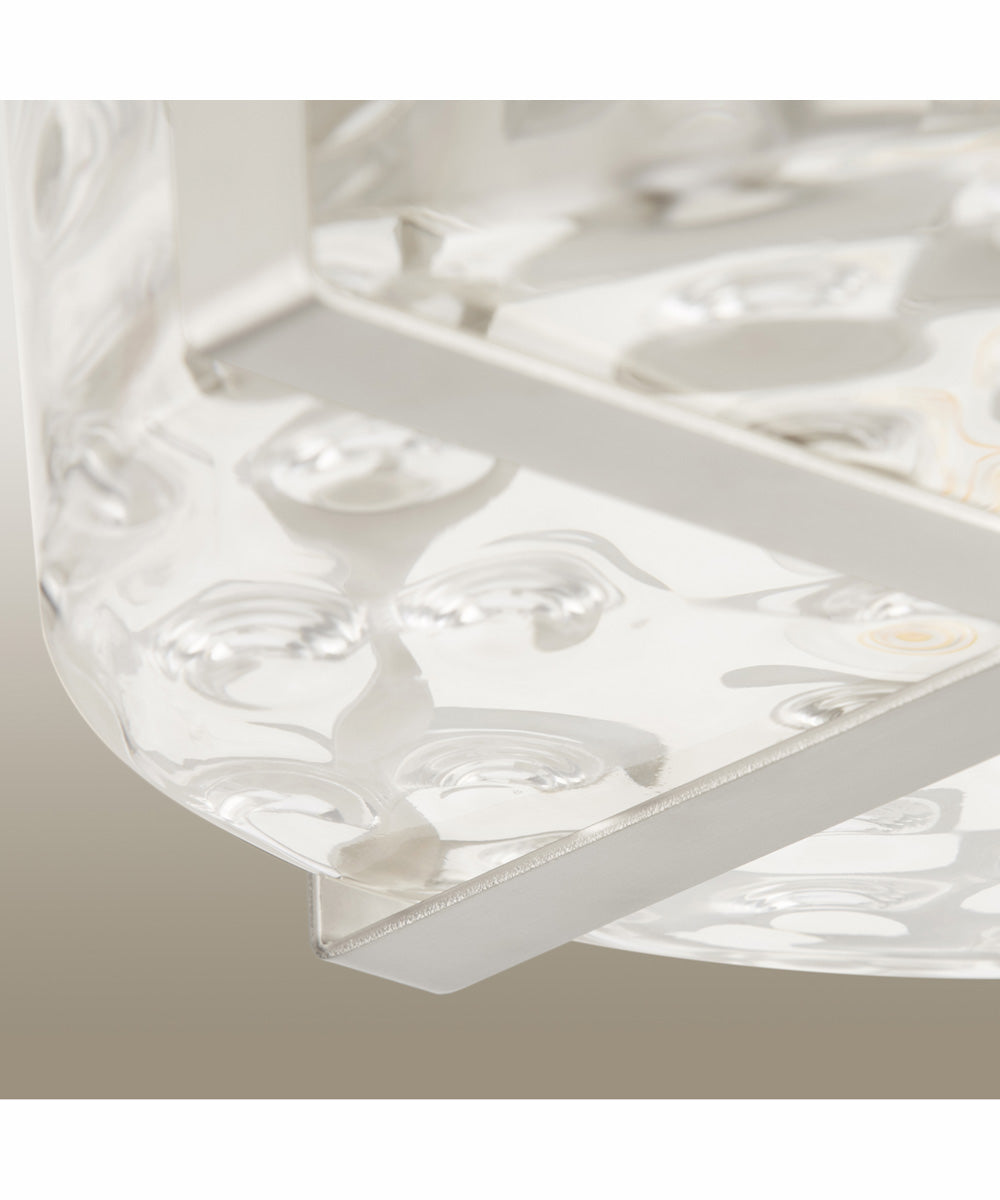 Steinway 2-light Ceiling Flush Mount Satin Nickel