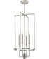 Elara 4-Light New Traditional  Chandelier Foyer Light Brushed Nickel