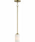Deven 1-Light Mini Pendant Satin Brass