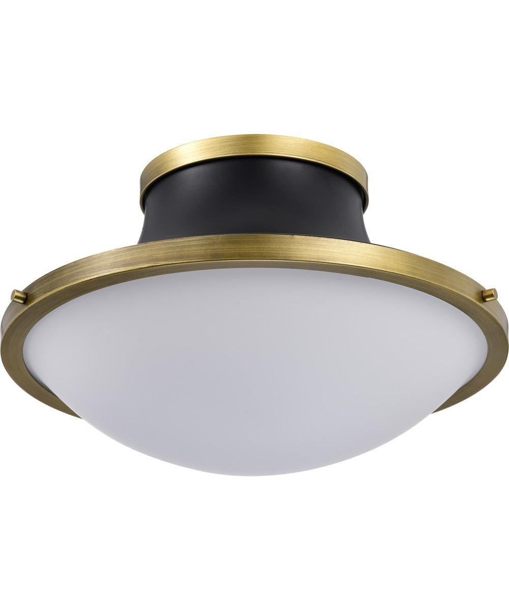 Lafayette 3-Light Close-to-Ceiling Matte Black