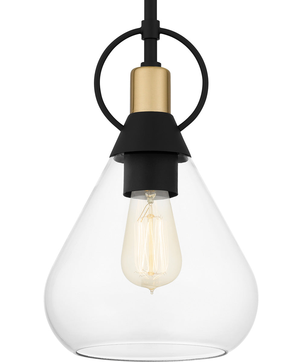 Quoizel Piccolo Pendant Small 1-light Mini Pendant Matte Black